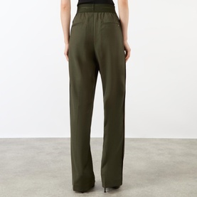 Car Straight-Leg Trousers