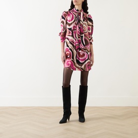 Elara Marble Mini Dress