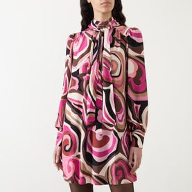 Elara Marble Mini Dress
