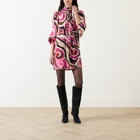 Elara Marble Mini Dress