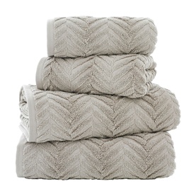 Catalonia Textured Towel Mushroom