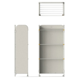 Eclipse&trade; 3-Tier Clothes Airer with Screen