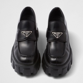 Monolith Brushed Leather Loafers