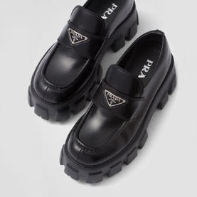 Monolith Brushed Leather Loafers