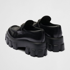 Monolith Brushed Leather Loafers