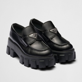 Monolith Brushed Leather Loafers