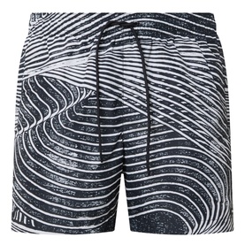 Palm Leaf Print Swim Shorts