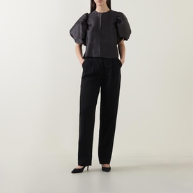 Cleo Puff-Sleeve Blouse