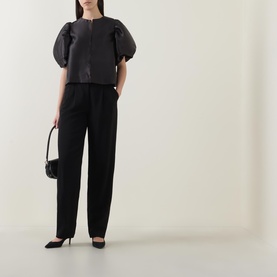 Cleo Puff-Sleeve Blouse