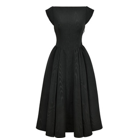 Debutante Flared Backless Dress