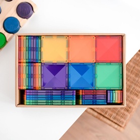 Magnetic Tiles: Rainbow Creative Pack
