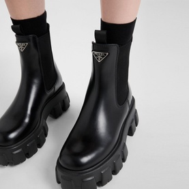 Monolith Brushed Leather Chelsea Boots