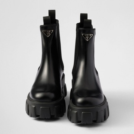 Monolith Brushed Leather Chelsea Boots