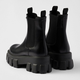 Monolith Brushed Leather Chelsea Boots