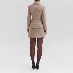 Nerida Puppytooth Mini Skirt