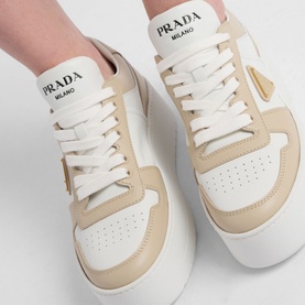 Downtown Bold Leather Trainers