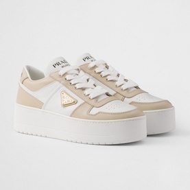 Downtown Bold Leather Trainers