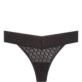 Icon Logo Lace Thong