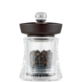 Holborn Acrylic Black Wood Pepper Mill