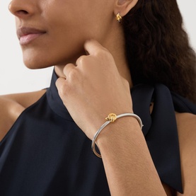 Double Knot Hinged Bangle