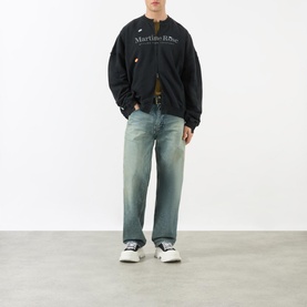 Zip-Up Logo Sweatshirt