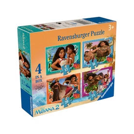 Disney Moana 2 Four-in-a-Box Jigsaw Puzzles