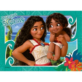Disney Moana 2 Four-in-a-Box Jigsaw Puzzles