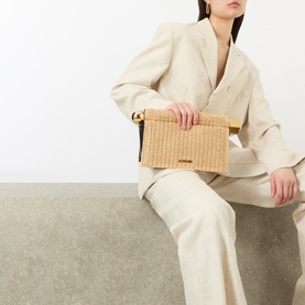 La Pochette Rond Carr&eacute; Clutch