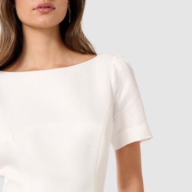 Simone Bow Mini Dress