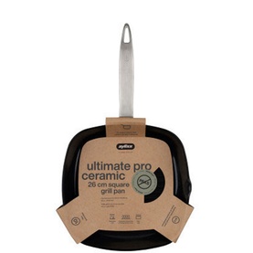 Ultimate Pro Ceramic Square Grill Pan 26cm
