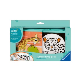 Wild Animals Tummy Time Book