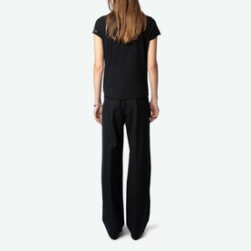 Tunisien Graphic Printed Henley T-Shirt
