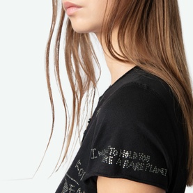 Tunisien Graphic Printed Henley T-Shirt