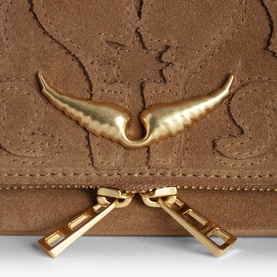 Rock Suede Clutch