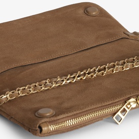 Rock Suede Clutch