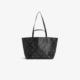 Z Monogram Print XL Shopper Tote Bag