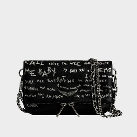 Rock Mini Graffiti Clutch