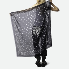Maddie Bandana Print Scarf