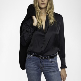 Thely Satin Blouse