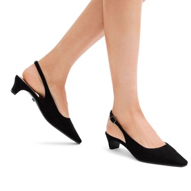 Carina Sling Back Kitten Heels