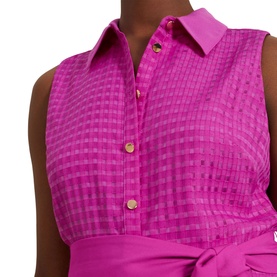 Carey Check Shirt Dress