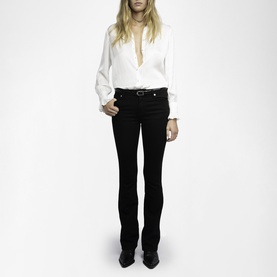 Thely Satin Blouse