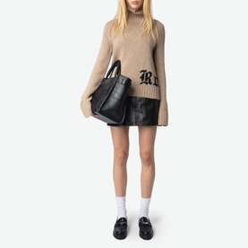 Nalma Jacquard Turtleneck Sweater