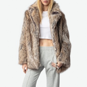 Faune Faux Fur Coat