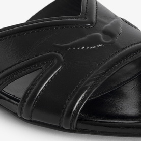 Azora Vintage Patent Flat Sandals
