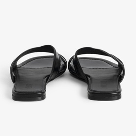 Azora Vintage Patent Flat Sandals