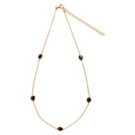 Black Onyx Stepping Stone Necklace