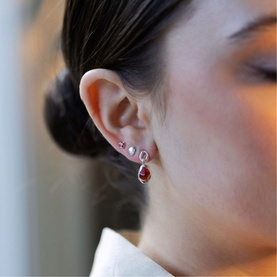 Pebble Stud Earrings