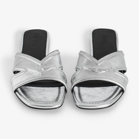 Azora Vintage Metal Flat Sandals