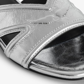 Azora Vintage Metal Flat Sandals